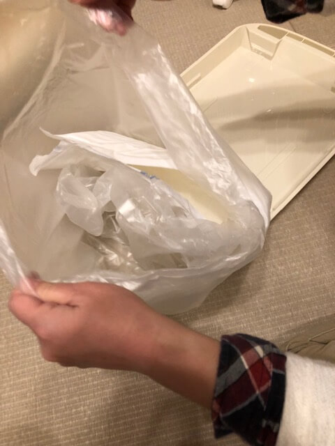 使用済トイレシーツ